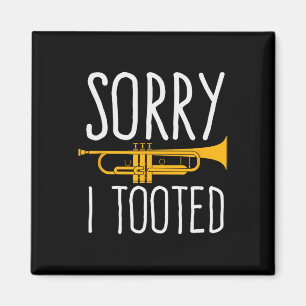 Lustigt ledsen att jag tog Trumpet Band Magnet
