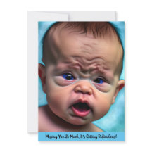 Lustigt Ledsen Miss Saknar Vänskap Card Cute