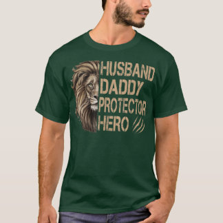 Lustigt Lejon Pappa Make-skydd T Shirt
