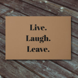 Lustigt "Lev. Laugh. Lämna." Introvert Antisocial