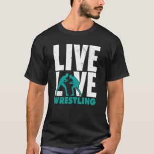 Lustigt levande brottningsgrafik från Kärlek för k T Shirt