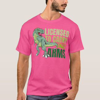 Lustigt licensierad för transport av små Arm T Rex Shirt