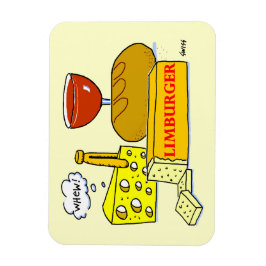 Lustigt Limburger Cheese Tecknad Large Magnet