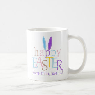 Lustigt lite Bunny Kärlek You Glad påsk Kaffemugg