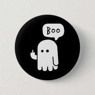 Lustigt Little Mitten Finger Cute Ghost Boojee Hal Knapp