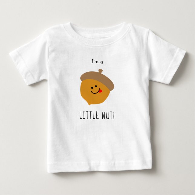 Lustigt Little Nöt Baby Acorn Tecknad Cute T Shirt (Framsida)