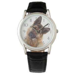 Lustigt lustigt shepherd porträtt armbandsur