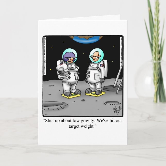 Lustigt Lycklig-årskort Kort (Framsida)