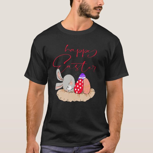 Lustigt Lycklig Ester-citatet Påsk Söndag Coola Es T Shirt (Framsida)