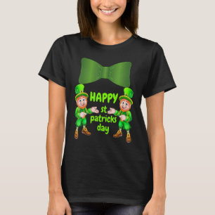 Lustigt Lycklig St patrick's day-grafik för henne T Shirt