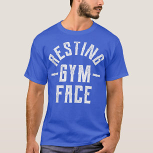 Lustigt lyft Bodybuilding Workout Resting Gym Fac T Shirt