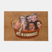 Lustigt MAGA Republicans helvetet i en handkorg