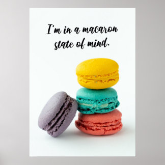 Lustigt makaron Puns Living Room Food Wall Art Poster