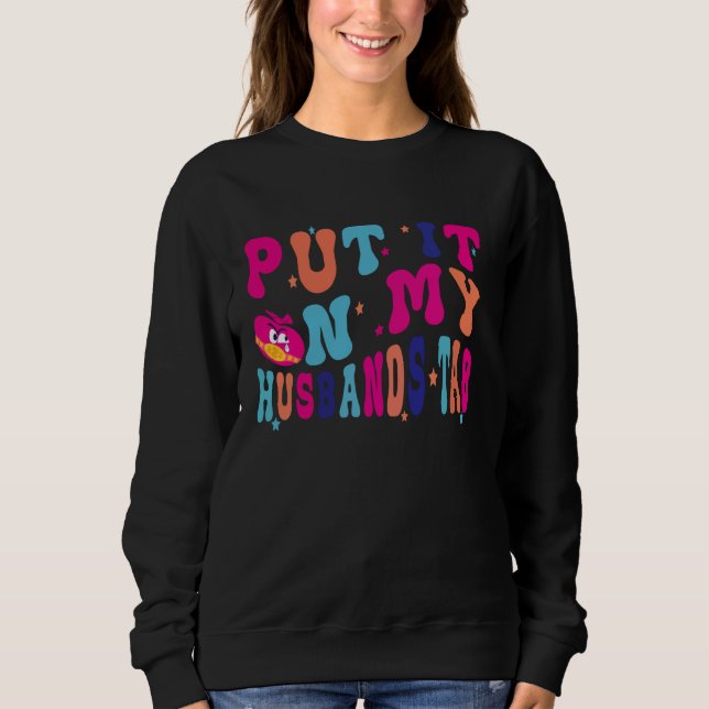 Lustigt Make par, sätt på Maken Tab T Shirt (Framsida)