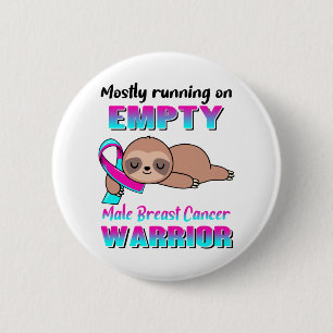 Lustigt Male Breast Cancer Awareness-presentatione Knapp