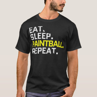 Lustigt mållincitat: ät sömnpaintball t shirt