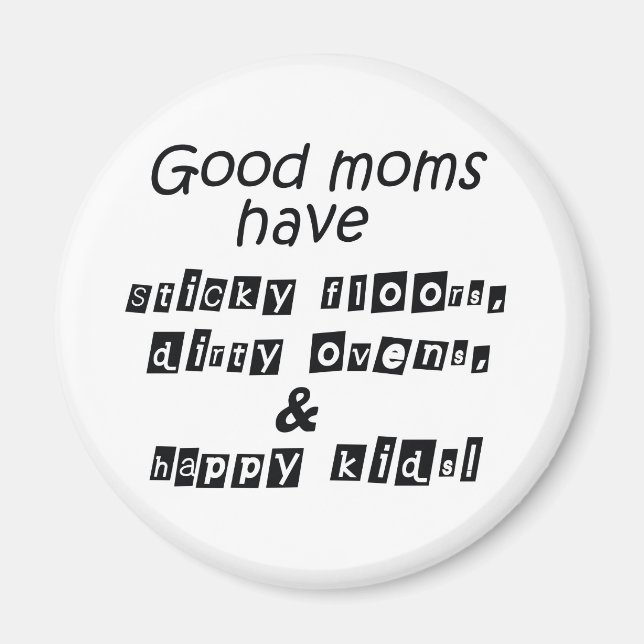 Lustigt mamma citerar söt humor magnet (Framsidan)