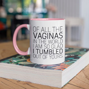 Lustigt Mamma-gift, jag är så glad att jag snubbla Mugg
