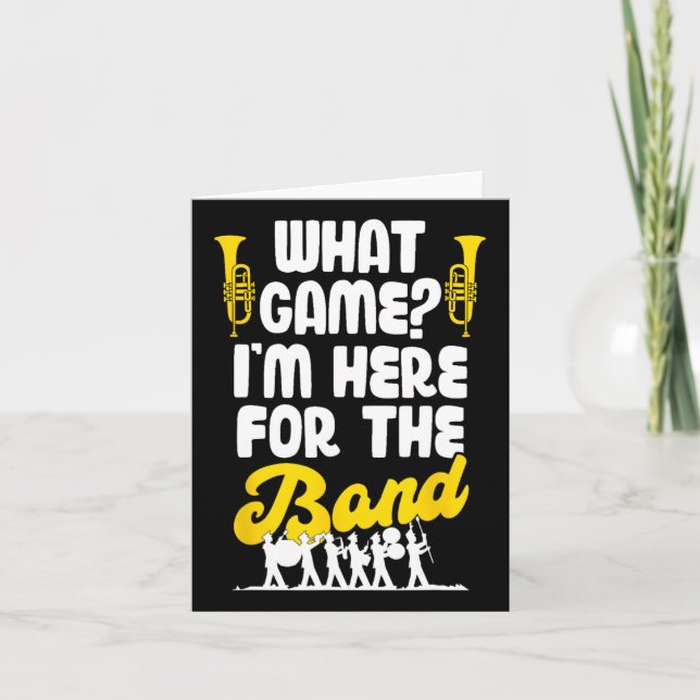 Lustigt Marching Band vilket spel jag är här för.. Kort (Framsida)