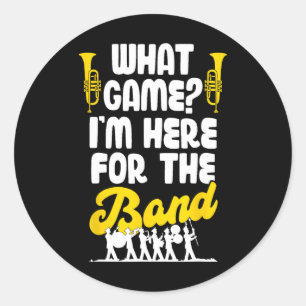 Lustigt Marching Band vilket spel jag är här för.. Runt Klistermärke