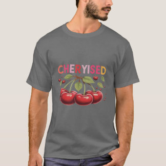 Lustigt Mat T-Shirt-förstört Rotten & Cherry-färdi T Shirt