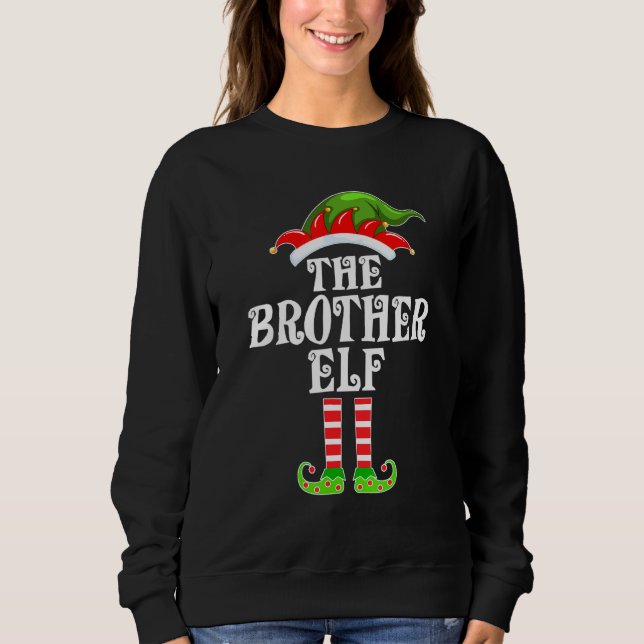 Lustigt matchande familj Brother Elf-julen Co. T Shirt (Framsida)