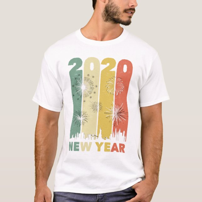 Lustigt matchande familj för Nyårsafton 2020 Party T Shirt (Framsida)