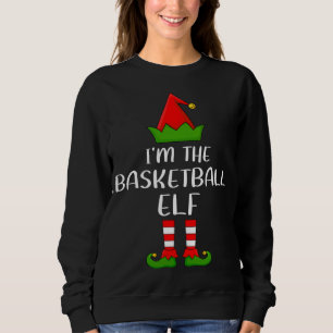 Lustigt matchande familj Jag är Basketball Elf Chr T Shirt