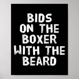 Lustigt med boxing citerar rutor bud på boxen med poster