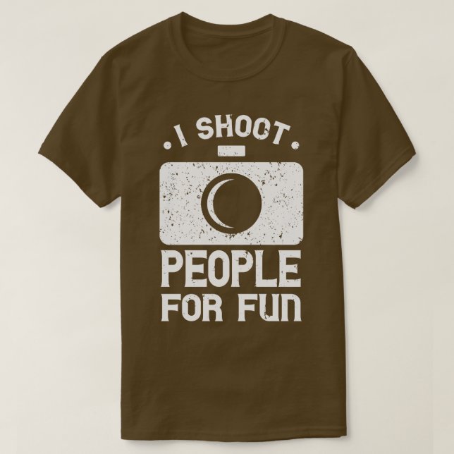 Lustigt med fotografi t shirt (Design framsida)