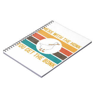 Lustigt,  med honan. anteckningsbok