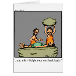 Lustigt medicinska gåvor! hälsningskort