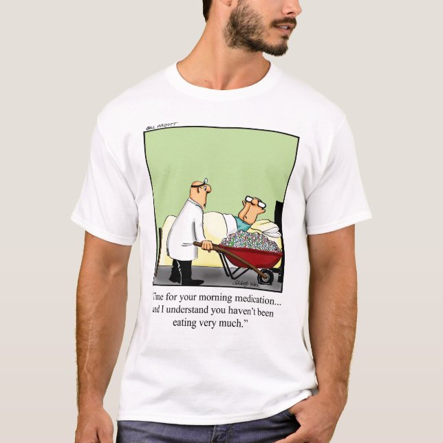 Lustigt medicinskt T-shirt (Framsida)