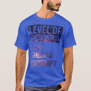 Lustigt medvetandegrad Guitar Guitars Guit med låg T Shirt