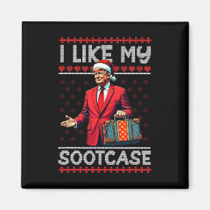 Lustigt Meme Santa Trump 2024 Manar Julafton I gil Magnet