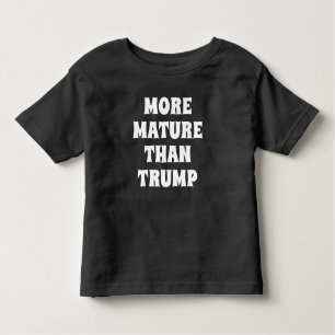 Lustigt "mer mogenhet än trump" t shirt