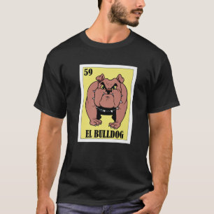 Lustigt mexikanskt Hundar Design - El Bulldog T Shirt