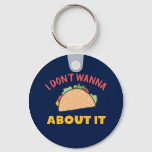 Lustigt mexikanskt matboj... Jag vill inte prata o Nyckelring