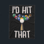 Lustigt miljarder Tee Ley, jag skulle Slått Bassän Fleecefilt<br><div class="desc">Lustigt miljarder Tee Ley,  jag skulle Slått Bassäng Player</div>
