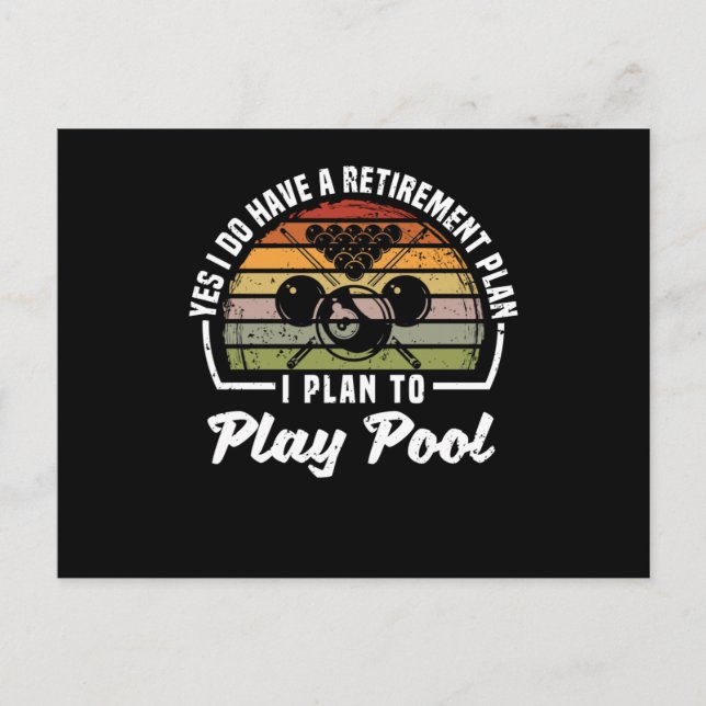 Lustigt miljarderspelare Ja, jag har pension Vykort (Framsida)