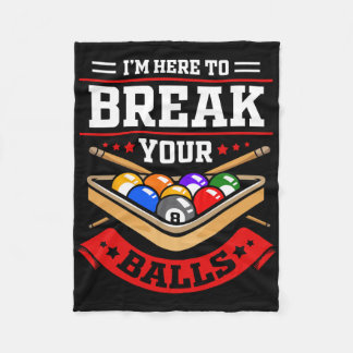 Lustigt miljardutfall för Bassäng Billiard Player Fleecefilt