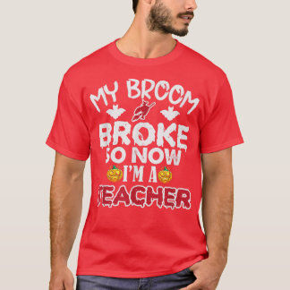 Lustigt min Fattig, så nu är jag lärare Hallowee T Shirt