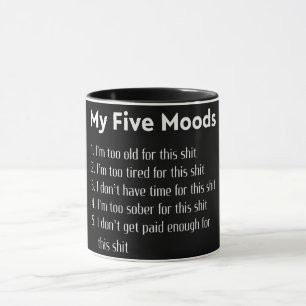 Lustigt mina fem modeller mugg