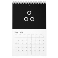 Lustigt minimalism Circles Black and White