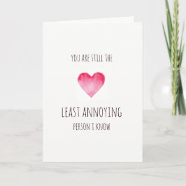 Lustigt, minst irriterande Valentineser Helgkort