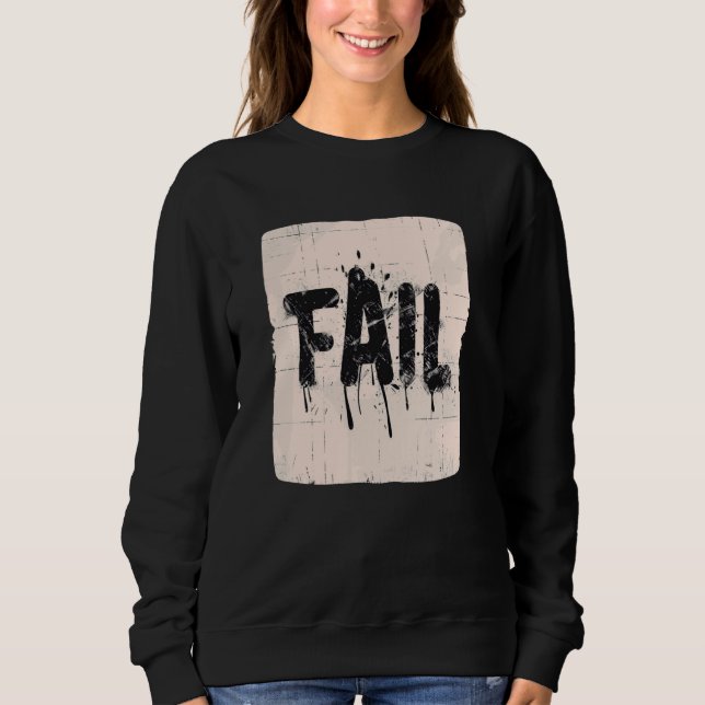 Lustigt Misslyckas Tal T Shirt (Framsida)