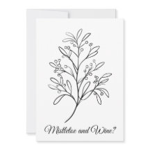 Lustigt Mistletoe och Vin, Ditt Ställe eller Mitt?