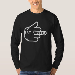 Lustigt Mitten Finger F... Du kan vända av joke fö T Shirt