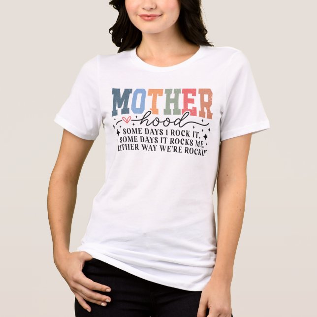 Lustigt Moderskap T Shirt (Framsida)