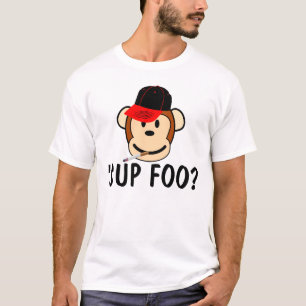 Lustigt Monkey T-shirts, sup foo? Tröja